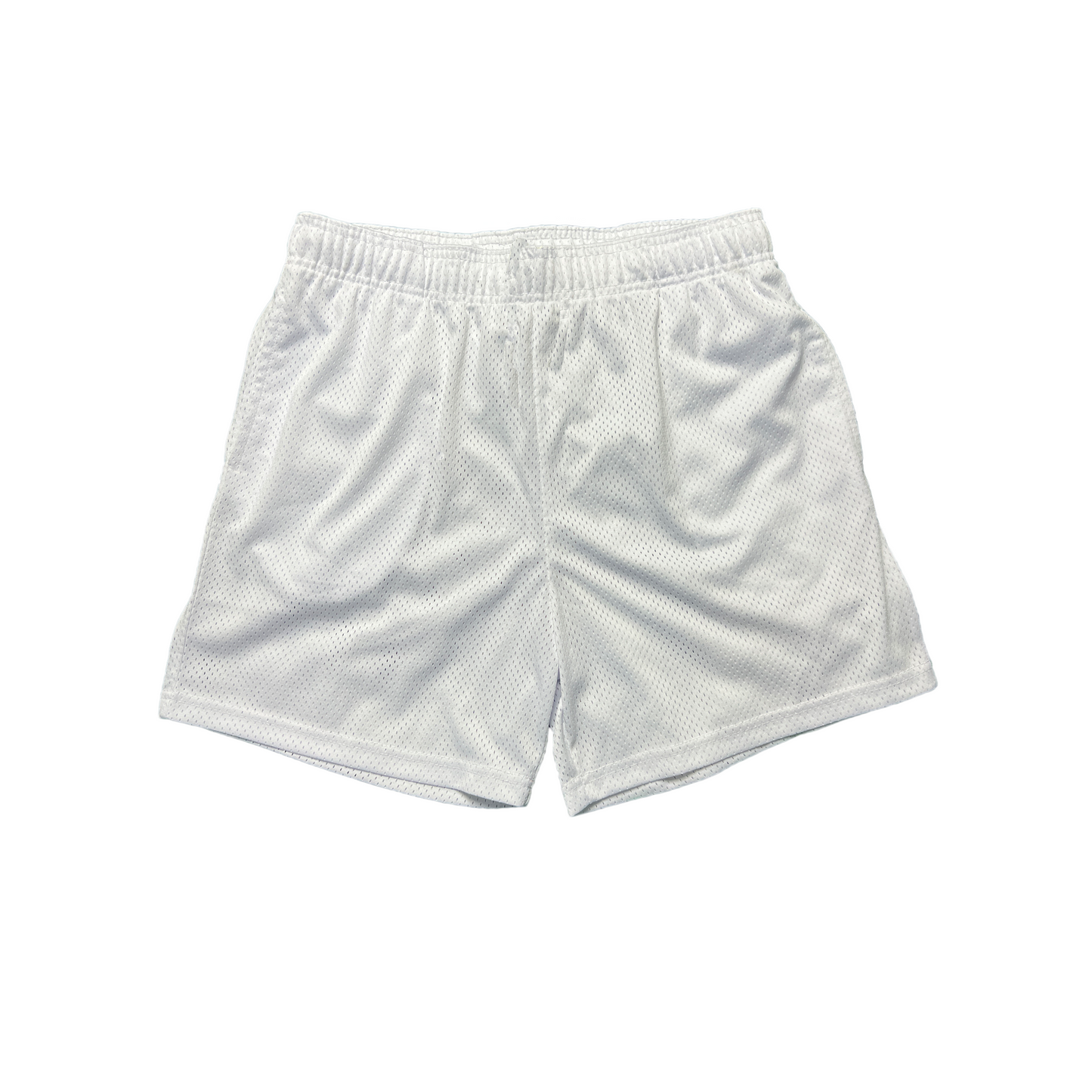 White "rose mary" athletic shorts